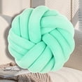 thumbnail image 4 of YAOMOBB Handmade Throw Pillows Breathable Knot Pillow Ball Round Handmade Throw Pillows with Braided Design, 4 of 7