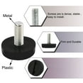 thumbnail image 4 of Unique Bargains Home office Table Desk Glide Leveling Foot M6x15mm Thread Black 8pcs, 4 of 7