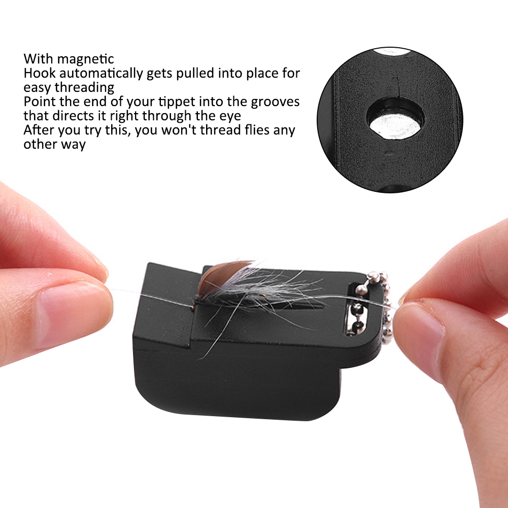 fish hook threading tool