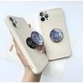 thumbnail image 4 of 3 Pack Cell Phone Grip Stand with Expandable Kickstand (Not for Popsockets) - Glitter Grey Pink Green Blue, 4 of 4