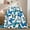 Blue Butterfly, variant on Floral Throw Blanket Vintage Herbs Blanket Colorful Wild Flowers Printed Flannel Fleece Blanket Soft Lightweight Plush Blanket for Bed Sofa Chair Office (Throw(50"x60"), Floral)