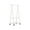 🍒 White_New#2106, variant on Coat Rack Freestanding Closet Organizer Hall Tree Corner Storage, White Plastic & Stainless Steel, 62.9in High with 2 Shelves, Entryway Bedroom Space Saver