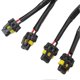 thumbnail image 2 of Lot de 2 câbles répartiteurs bidirectionnels mâles et femelles 9005/9006 pour phares de camion et pick-up, adaptateur de faisceau de câbles LED, 2 of 4