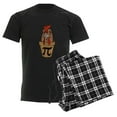 thumbnail image 6 of CafePress - Chicken Pot Pi Men's Dark Pajamas - Men's Dark Loose Fit Cotton Pajama Set, 6 of 7