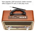 thumbnail image 4 of High Quality Wooden Retro Portable Radio Music Player AM/FM/SW Multi-function Bluetooth Speaker Subwoofer Card Audio Caixadesom, 4 of 6