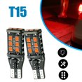 thumbnail image 3 of 15 Pcs Ampoule de Frein Central à LED Rouge Montage Haut Facile à Installer, 3 of 3