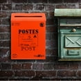 thumbnail image 2 of LABSERRON 1Set Covered Mailbox for Home Use Wall Hanging Storage 11.4x8.7x2.4in, 2 of 8