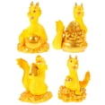 thumbnail image 1 of 4 Pcs Statue de Dragon Décoration Modèle de Dragon Zodiaque Sculpture en Résine pour Étagère de Table, 1 of 5