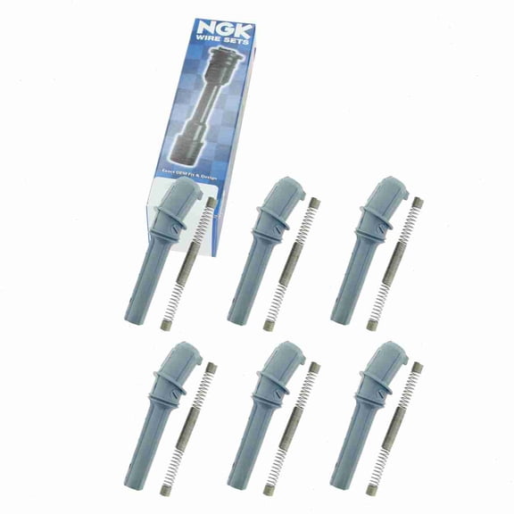6 pc NGK 59022 Ignition Coil Boots for 121001 128041 671-0001 671-8110 702488 SPB102AHT SPP39HTE Direct Spark Plug Wire Fits select: 1997-2010 FORD F150, 1997-2004 FORD EXPEDITION