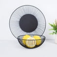 thumbnail image 4 of Frutero Laklulu, frutero, frutero negro de metal, diseño redondeado, 4 of 5