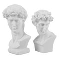 thumbnail image 5 of FRCOLOR  2 Pcs Roman Bust Statue Projector Figurine Nordic, 5 of 8