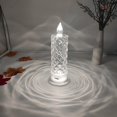thumbnail image 4 of Lámpara Luz de vela electrónica LED Cena de boda Fiesta de cristal sin llama (B) Tmvgtek Para estrenar, 4 of 6