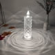 thumbnail image 2 of Lámpara Luz de vela electrónica LED Cena de boda Fiesta de cristal sin llama (B) Tmvgtek Para estrenar, 2 of 6