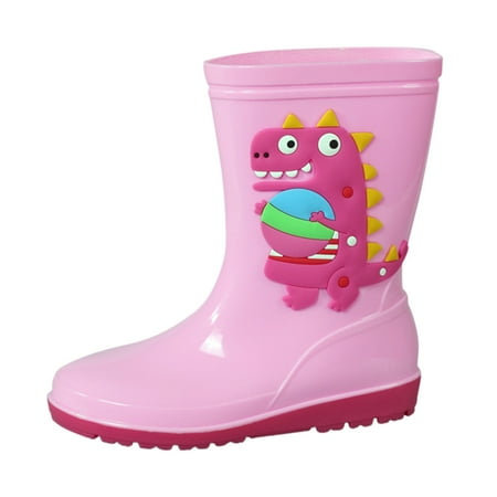 

Rubber Children Water Shoes Classic Children Rainboots Waterproof Rain Boots Kids Baby Cartoon Shoes