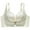 White, variant on Seamless Underwear for Womens Adjustable Straps Floral Printed Everyday Smoothing Bras with Bow Knot
