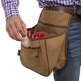 thumbnail image 4 of Allen Company Rival Double Compartment Shell Bag & 52" Waist Belt, Tan, 4 of 14
