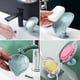 thumbnail image 5 of Soap Dishes 2 Pcs,Soap Holder with Drainage,Soap Dish for Shower,Easy Cleaning Soap Box Container,Leaf Shape Soap Tray,Used in the Kitchen Bathroom, 5 of 5