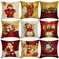 thumbnail image 3 of Christmas Cushion Cover Merry Christmas Decorations for Home 2024 Cristmas Ornament Navidad Noel Xmas Gifts Happy New Year 2025, 3 of 5