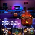 thumbnail image 3 of CECHLICHT Volcano Diffuser, Essential Oil Diffuser, 300ml, Flame & Volcano Mist Mode, Black, 3 of 7