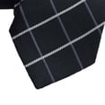 thumbnail image 3 of Male Soft Polyester Silk Necktie Polyester silk Men Business Wedding Ties Stripes Dots Pattern Neck Ties, 3 of 8