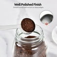 thumbnail image 4 of U-Taste Coffee Scoop 1 Tablespoon: 18/8 Stainless Steel Measuring Scooper for Ground Coffee, Bean, Powder, Espresso, 6.9in Long Handle Metal Meaure Spoon for Canister, Jar (1Tbsp/15ml, Silver), 4 of 10
