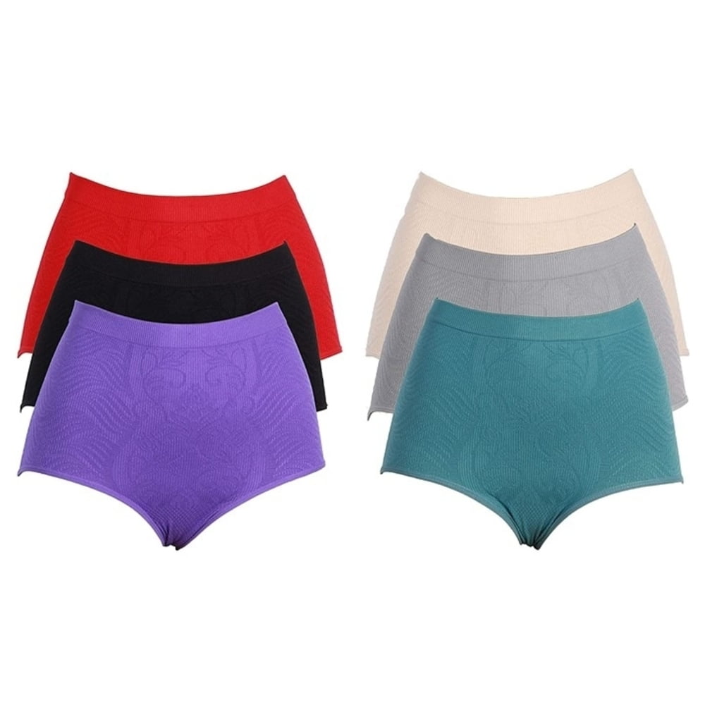 Details about   Barbra's 6 Pack of Women's Regular & Plus Size Lace Boyshort Panties 