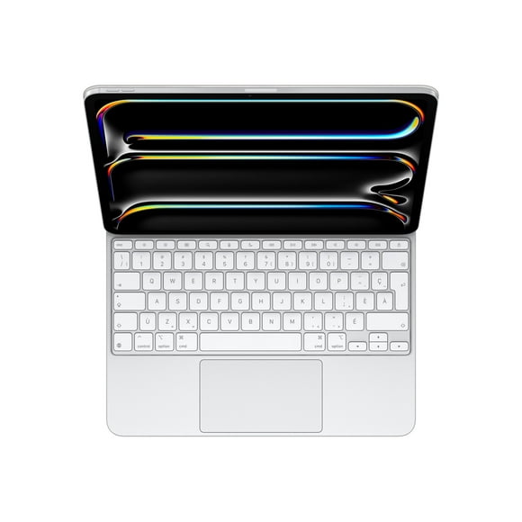 Apple Magic Keyboard - Keyboard and Folio case Canadian French Blanc for Apple 13-inch iPad Pro (M4)