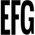 thumbnail image 2 of Permanent Adhesive Vinyl Letters 6" 94/Pkg-Black, 2 of 2