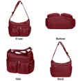 thumbnail image 4 of VOLGANIK ROCK Bolsos cruzados para mujer, bolsos de hombro, bolso de viaje de nailon ligero e impermeable, bolsos de bolsillo para mujer, 4 of 5