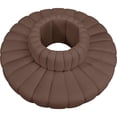 thumbnail image 3 of Meridian Furniture Arc Brown Vegan Leather Modular Sectional, 3 of 8