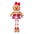 thumbnail image 2 of Dserhfy Christmas Doll Large Size Plush Gingerbread Man Boy Girl Figures with Chef Hat Bowknot Ornament Window Holiday Xmas Decoration, 2 of 8