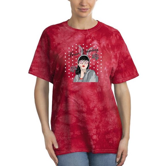 Forever Dreaming Cute Girl Tie Dye Crystal Women -Image by Shutterstock, Female XX-Large
