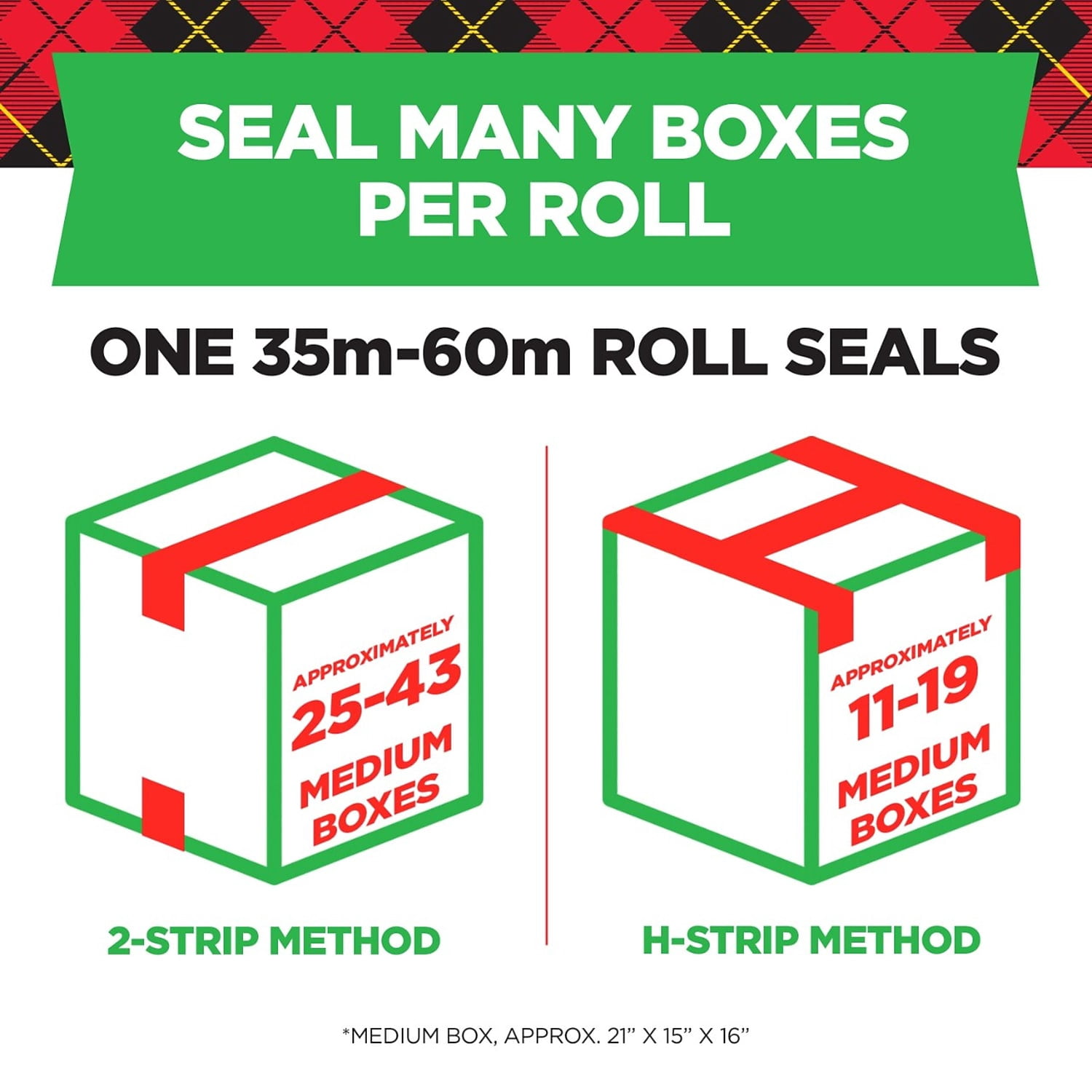 Scotch, MMM3500406, Tough Grip Moving Packaging Tape, 6 / Pack, Clear