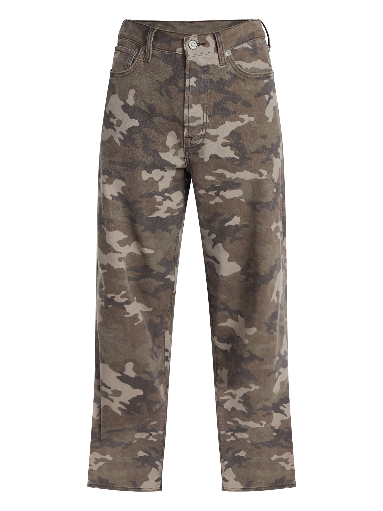 No Boundaries Baggy Fit Jeans, Tonal Camo, Men's 28x30-40x32