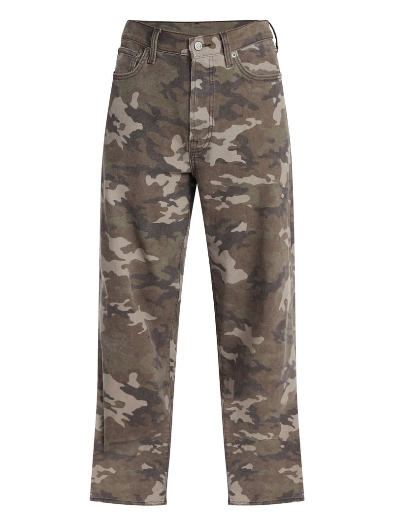 No Boundaries Baggy Fit Jeans, Tonal Camo, Men