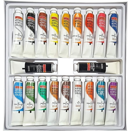 Kokuyo Camlin Artist Acrylic Colors - 18 Shades, 20ml