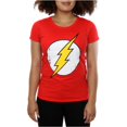thumbnail image 3 of DC Comics T-Shirt en Coton Logo Flash Usé pour Femmes, 3 of 5