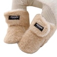 thumbnail image 5 of Wdgfv Thick Lined Baby Cotton Boots, Fluffy Plush Adjustable Strap Pre-Walker Shoes, Anti- Soft Sole Warm Winter Toddler House Slipper Booties 11, 5 of 9