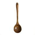 thumbnail image 1 of Wooden Cooking Scoop Catering Tableware Wooden Kitchen Utensils Natural Wood Spoon Soup Ladle for Home Restaurant (Large Size), 1 of 8