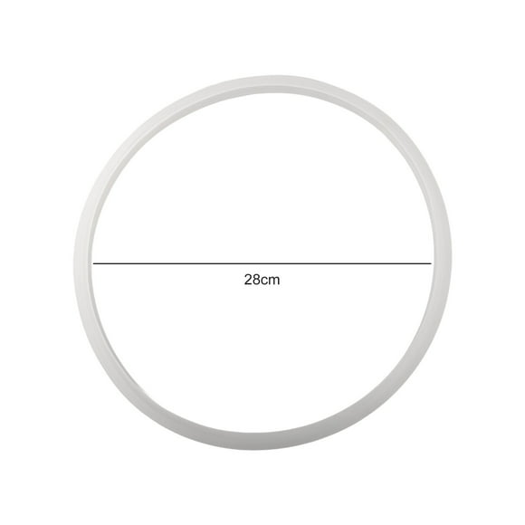 Bgsha 22-32cm Silicone Home Pressure Cooker Seal Ring Rubber Seal O Ring Clear Replacement Gasket For Aluminum Alloy Pressure Cooker