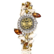 Weicam 5 Pack Women Luxury Watch Bracelet Diamond Flower Lady Retro Wholesale Wrist Watch Jewellery