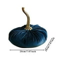 thumbnail image 3 of PENGXIANG 1 Pc Handmade Velvet Pumpkins Decor Super Soft Stuffed Pumpkin with Exquisite, 3 of 4
