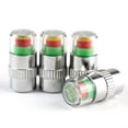 thumbnail image 1 of PENGX 4pcs Tire Pressure Alarm Monitor - Easy-to-Use Valve Cap Sensor for Accurate Car Tire Pressure Detection, 1 of 5