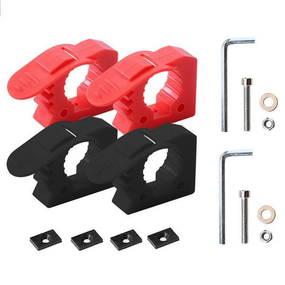 4Pcs Shovel Holder Mount for 1-1/7in to 1-4/9in Diameter Tools & Equipment, Roof Rack Mount for RV Van Trucks Boat Train