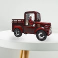 thumbnail image 4 of Adorno de tractor de Papá Noel con camión para árbol de Navidad para decoración navideña rojo, 4 of 7