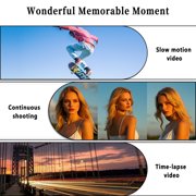 5K 75MP WiFi Vlogging Camera, 180° Flip Screen, 18X Zoom, 2 Batteries,32GB Card,Teens & Beginners