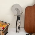 thumbnail image 5 of LIIGEMI Professional Pizza Cutter Wheel – Heavy-Duty Stainless Steel Blade | Effortless Cutting for Thick Crust, Deep Dish & Frozen Pizza | Non-Slip Ergonomic Handle | Dishwasher Safe & Rust-Proof, 5 of 6