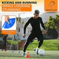 thumbnail image 5 of Conos de fútbol para ejercicios con bolsa de malla y correa: conos deportivos flexibles y resistentes para practicar fútbol, baloncesto y fitness. Conos de agilidad para deportes., 5 of 5