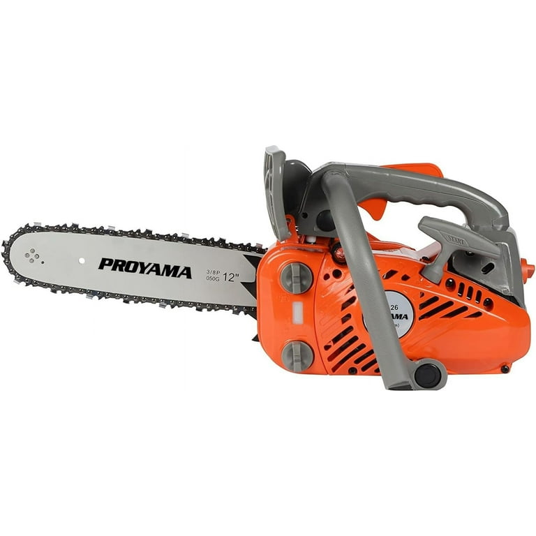PROYAMA 26CC 2-Cycle Top Handle Gas Powered Chainsaw 12 Inch