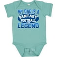 thumbnail image 3 of Inktastic My Dad is a Fantasy Football Legend Boys or Girls Baby Bodysuit, 3 of 5